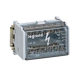 Модульный распределительный блок Legrand 2пх7контактов100А 4880