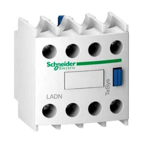 Дополнительный контактный блок Schneider TE-TeSys LADN40 4НО фронтальный монтаж винт