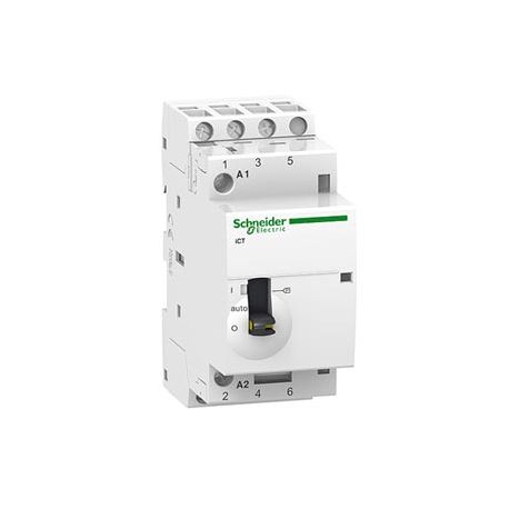 Контактор модульный Schneider Electric Acti9 ручное управление iCT25A 3НО 220/240В АС A9C21833