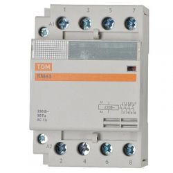 Модульный контактор 63А 4NO 230В AC TDM