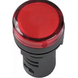 Лампа IEK AD-22DS(LED)матрица d22мм красный 12В AC/DC