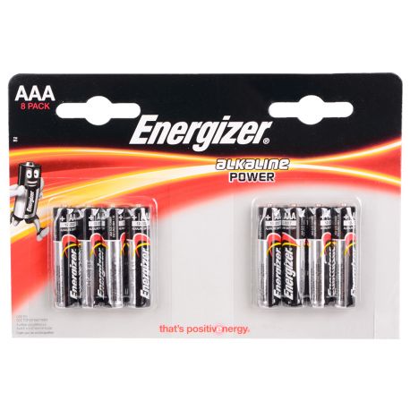 Элемент питания ENERGIZER E92 /LR03 POWER BP8