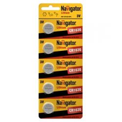 Элемент питания Navigator NBT-CR1620-BP5 94 780