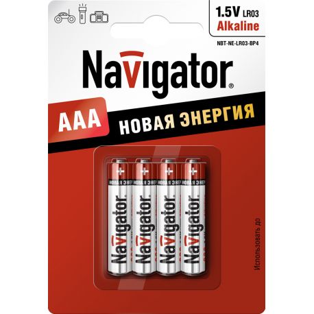 Элемент питания Navigator NBT-NE-LR03-BP4 94 751