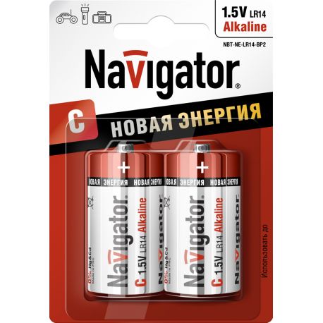 Элемент питания Navigator NBT-NE-LR14-BP2 94 754