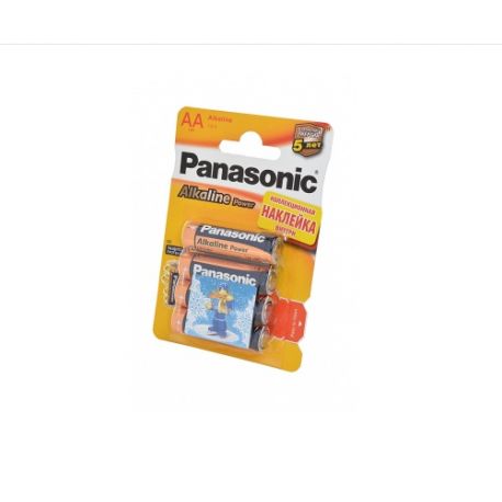 Элемент питания Panasonic LR6 Alkaline BPS4 с наклейкой