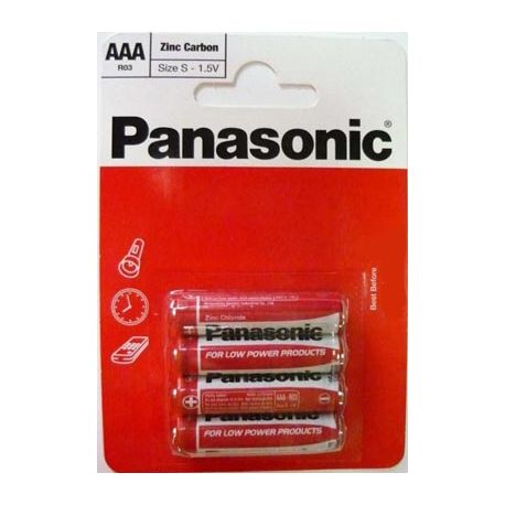 Элемент питания Panasonic R03 Zinc Carbon BP4