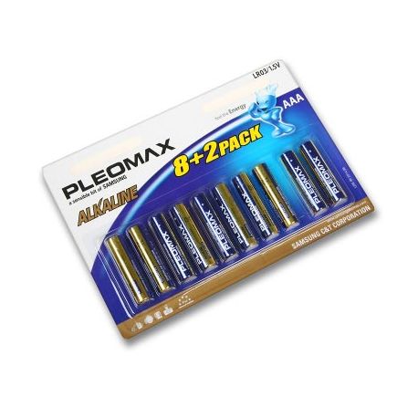 Элемент питания Pleomax LR03 ВР8+2