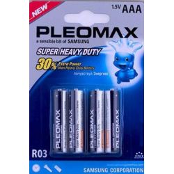 Элемент питания Pleomax R03 BP4