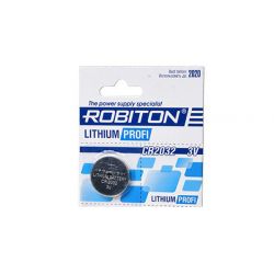 Элемент питания ROBITON PROFI CR2032 BL5