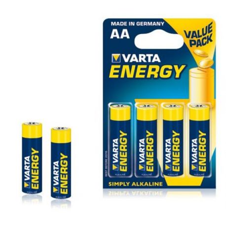 Элемент питания VARTA 4106.213.414(4106.229.414) "ENERGY" LR6 BP4