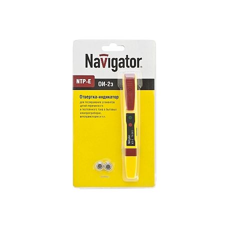 Отвертка - индикатор Navigator NTP-E (электронная) 71 117