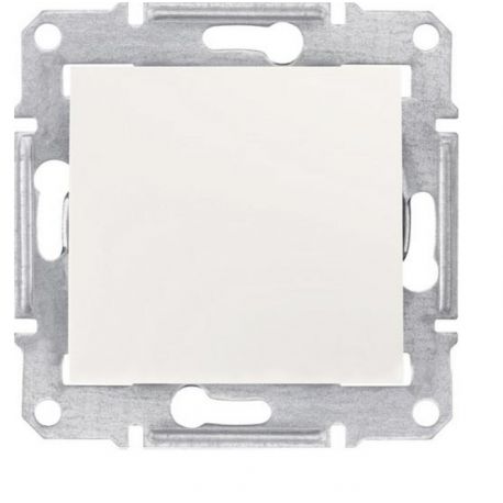 Выключатель механизм Schneider Electric Sedna 1-клавишный 10А IP44 бежевый SDN0100347