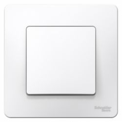 Выключатель проходной Schneider Electric Blanca С/У 1-клавишный (cх.6), 10А, 250B, белый BLNVS010601