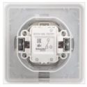 Выключатель проходной Schneider Electric W59 AQUA 1-клавишный 10АХ, IP44, в сборе, белый VS610-156B-18