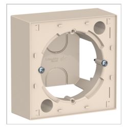 Коробка для наружного монтажа,  Schneider Electric AtlasDesign бежевый ATN000200