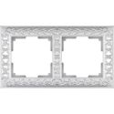 Рамка Werkel Antik 2-местная жемчужная WL07-Frame-02 a031783