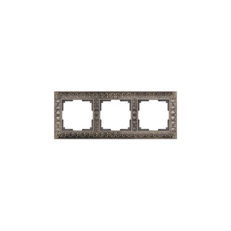 Рамка Werkel Antik 3-местная бронза WL07-Frame-03 a029840