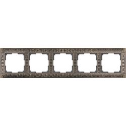 Рамка Werkel Antik 5-местная бронза WL07-Frame-05 a030758