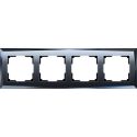 Рамка Werkel Diamant 4-местная черная WL08-Frame-04 a029846