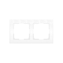 Рамка Werkel Flock 2-местная белая WL05-Frame-02-white a028963