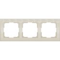 Рамка Werkel Flock 3-местная слоновая кость WL05-Frame-03-ivory a028984