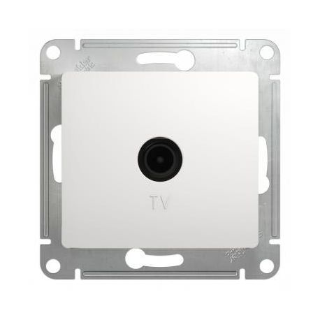 Розетка механизм Schneider Electric Glossa TV 1-местная одиночная 1DB белый GSL000191