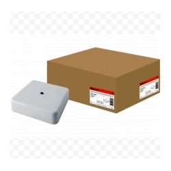 Коробка распаячная TDM КР 75х75х20 ОП белая IP40 с клеммной колодкой индивидуальный штрихкод SQ1401-0904