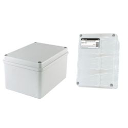Распаячная коробка TDM ОП 150х110х85мм, крышка, IP44, гладкие стенки, инд. штрихкод,  SQ1401-1261
