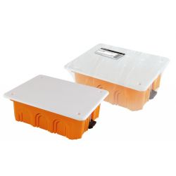 Распаячная коробка TDM СП 120х92х45мм, крышка, пластиковые лапки, IP20, инд. штрихкод, SQ1403-1028