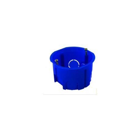 Коробка установочная TDM СП D68х45мм, саморезы, пластиковые лапки синяя, IP20 SQ1403-0001