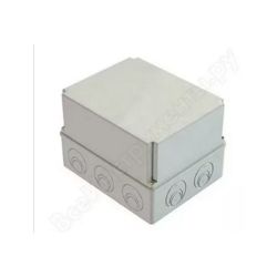 Распаячная коробка TDM ОП 240х195х165мм, крышка, IP55, монтажная плата, кабельный ввод. d28-3 шт., d37-2 шт.,