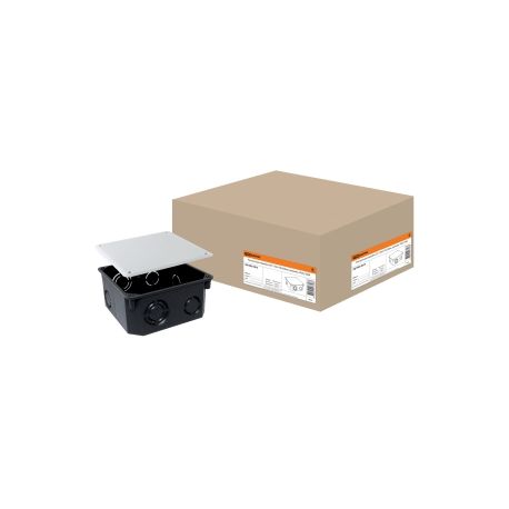 Распаячная коробка TDM СП 110х110х50мм, крышка, IP20, инд. штрихкод, SQ1402-0915