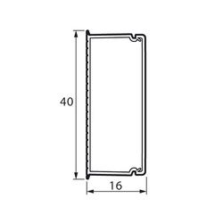Мини-канал Legrand 638194 40x16мм METRA