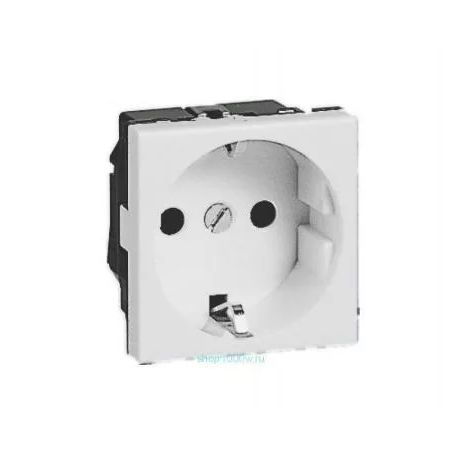 Розетка В45 Schneider Electric WDW45 RN16-113-BE СУ С ЗК для кабельного канала, белая PAL9010 C1