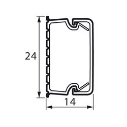 Мини-канал Legrand 638193 24x14мм METRA