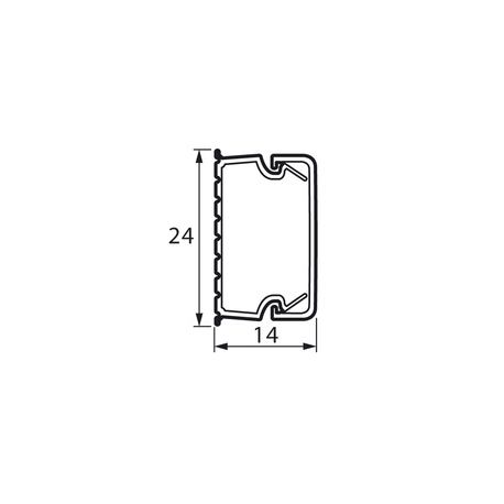 Мини-канал Legrand 638193 24x14мм METRA