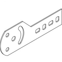 Пластина крепежная GSV H50, горячеоцинкованная, DKC 30013HDZ 