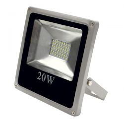 Прожектор светодиодный TDM Народный  СДО20-2-Н 20Вт, 6500К серый 