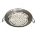 Светильник точечный Ecola GX53 H4 Downlight без отражателя, матовый хром  38х106   FS53H4ECB