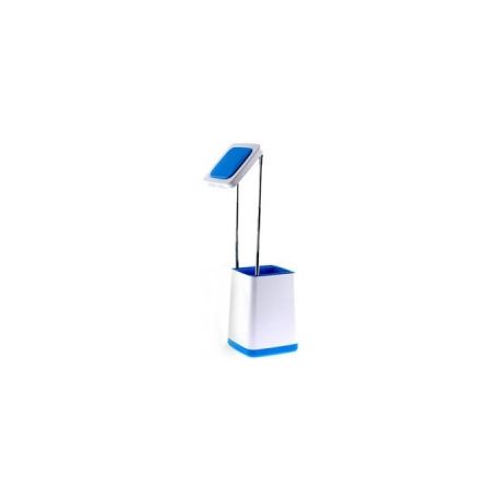 Светильник настольный Camelion KD-777 C40 светодиодный белый & голубой LED2,5 Вт, 230В, USB кабель+ блок питания