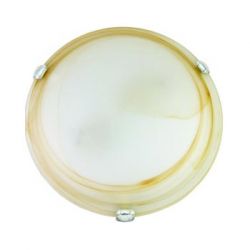 Светильник TDM декоративный СД 2х60 Вт E27 круг янтарный (индивидуальная упаковка)