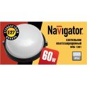 Светильник Navigator NBL-R1-60-E27 чёрный круглый открытый 94 811