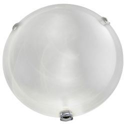 Светильник TDM СД 2*60 Вт E27 декоративный, круглый белый (в разборе)