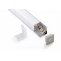 Профиль Elektrostandard квадратный угловой алюминиевый для LED ленты (16mm) LL-2-ALP003