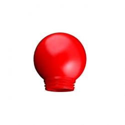 Рассеиватель Элетех НББ 64-60 / НСП 03-60 шар пластиковый красный D150 (антивандальный)