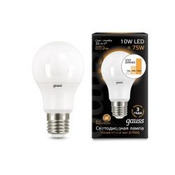 Светодиодная лампа Gauss LED A60 10Вт E27 2700K step dimmable