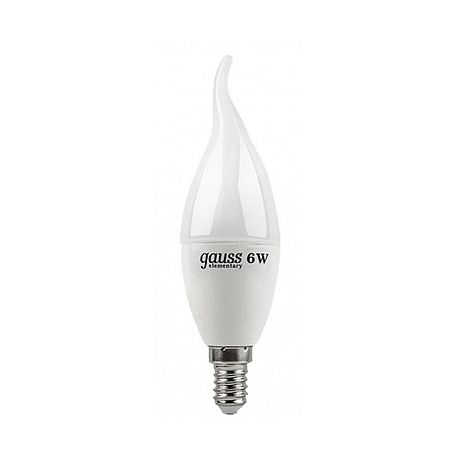 Светодиодная лампа Gauss LED Candle tailed E14 6.5Вт 2700K/3000К 1/10/50