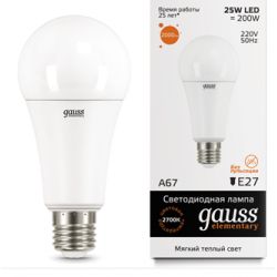 Светодиодная лампа Gauss LED Elementary A67 25Вт E27 2700K