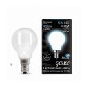 Светодиодная лампа Gauss LED Filament Globe OPAL E14 5Вт 4100K